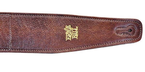 ERNIE BALL / 4138 2.5" ADJUSTABLE ITALIAN LEATHER STRAP WITH FUR PADDING画像2