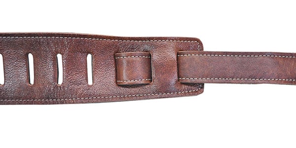 ERNIE BALL / 4138 2.5" ADJUSTABLE ITALIAN LEATHER STRAP WITH FUR PADDING画像3