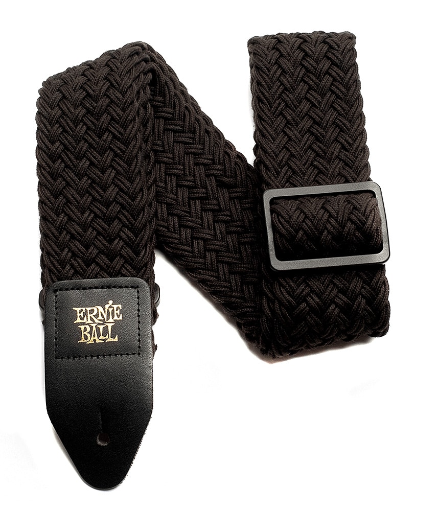 ERNIEBALL/4148 Raven Black Polyspun Strap