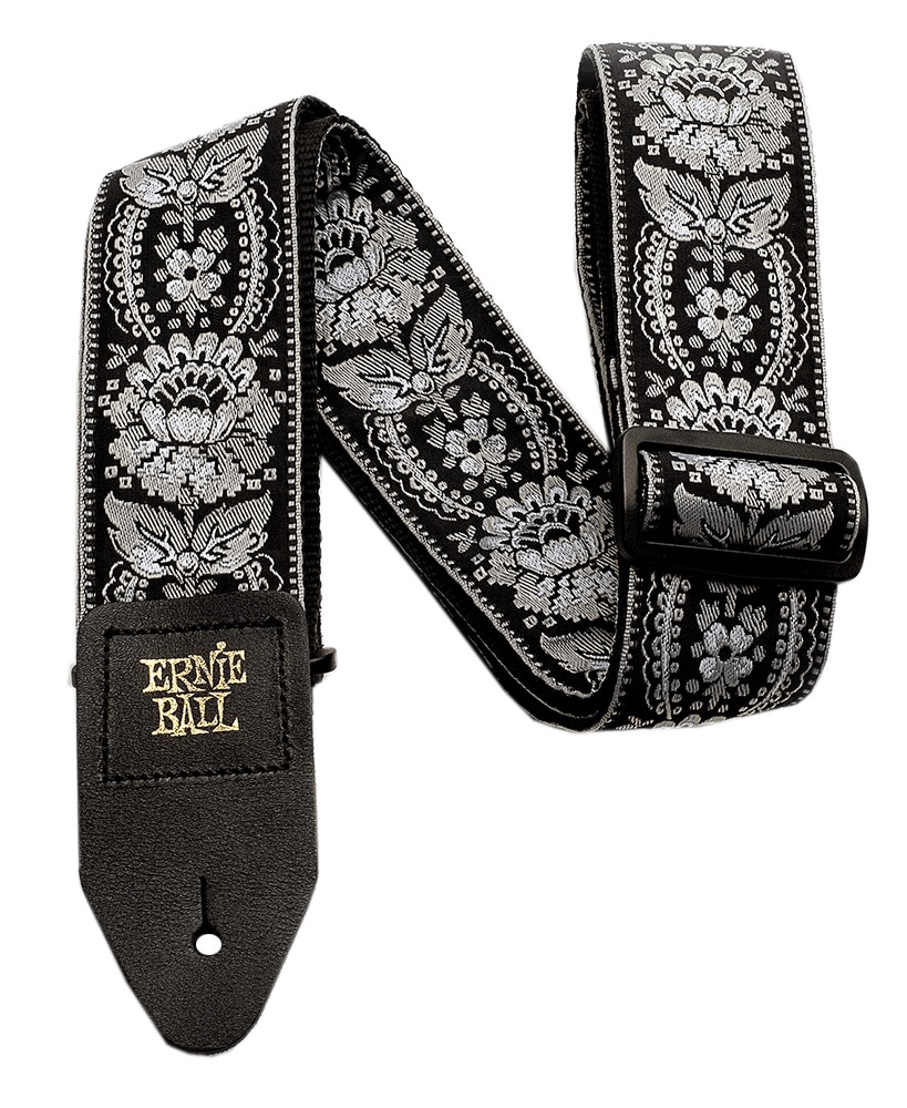 ERNIEBALL/4150 SILVER ORLEANS JACQUARD STRAP