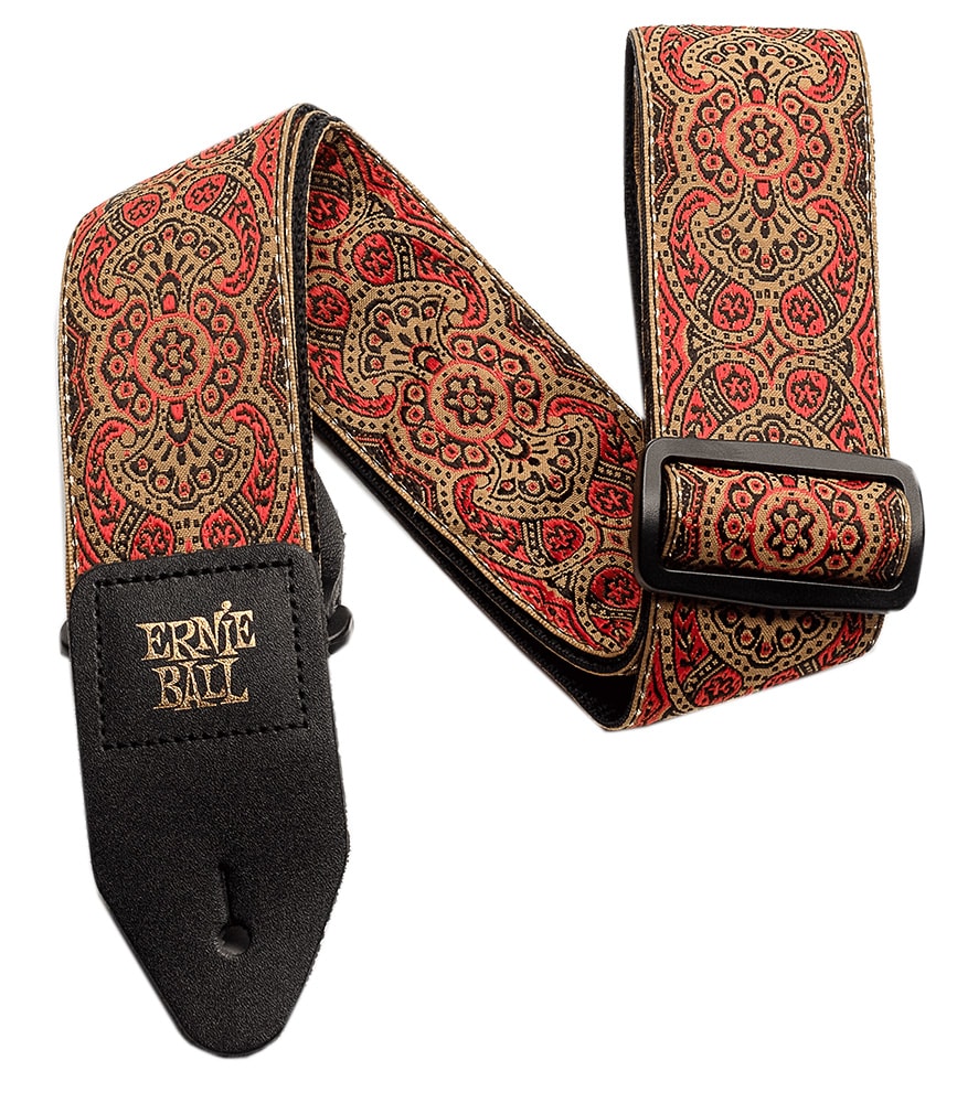 ERNIEBALL/4162 Crimson Paisley Jacquard Strap