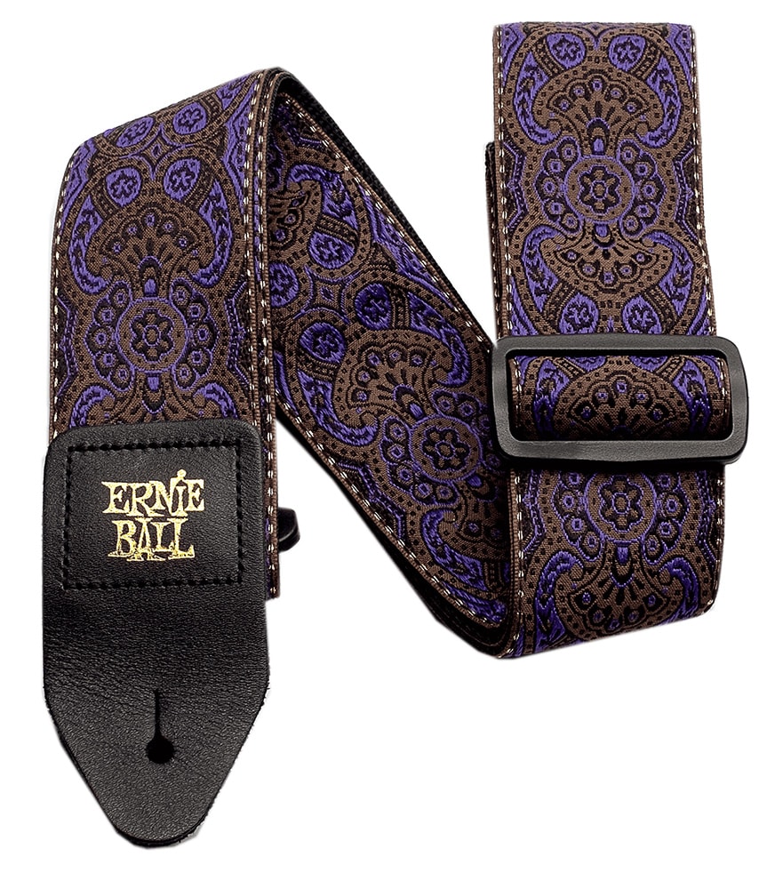 ERNIEBALL/4164 Purple Paisley Jacquard Strap