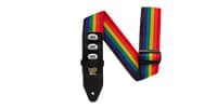 ERNIEBALL PICKHOLDER STRAP RAINBOW