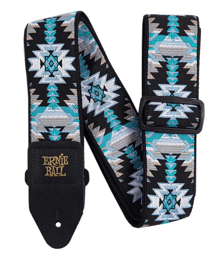 ERNIEBALL/4609 Albuquerque Blue Jacquard Strap