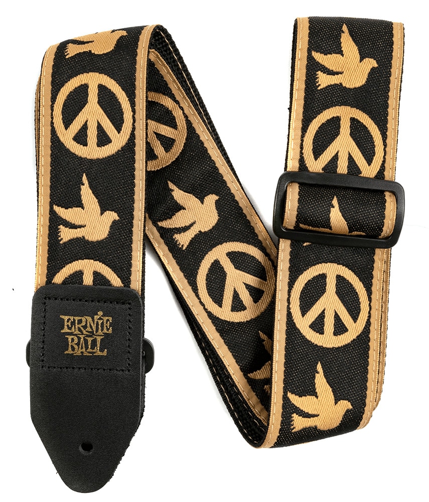 ERNIEBALL/4613　Peace Love Dove Jacquard Strap