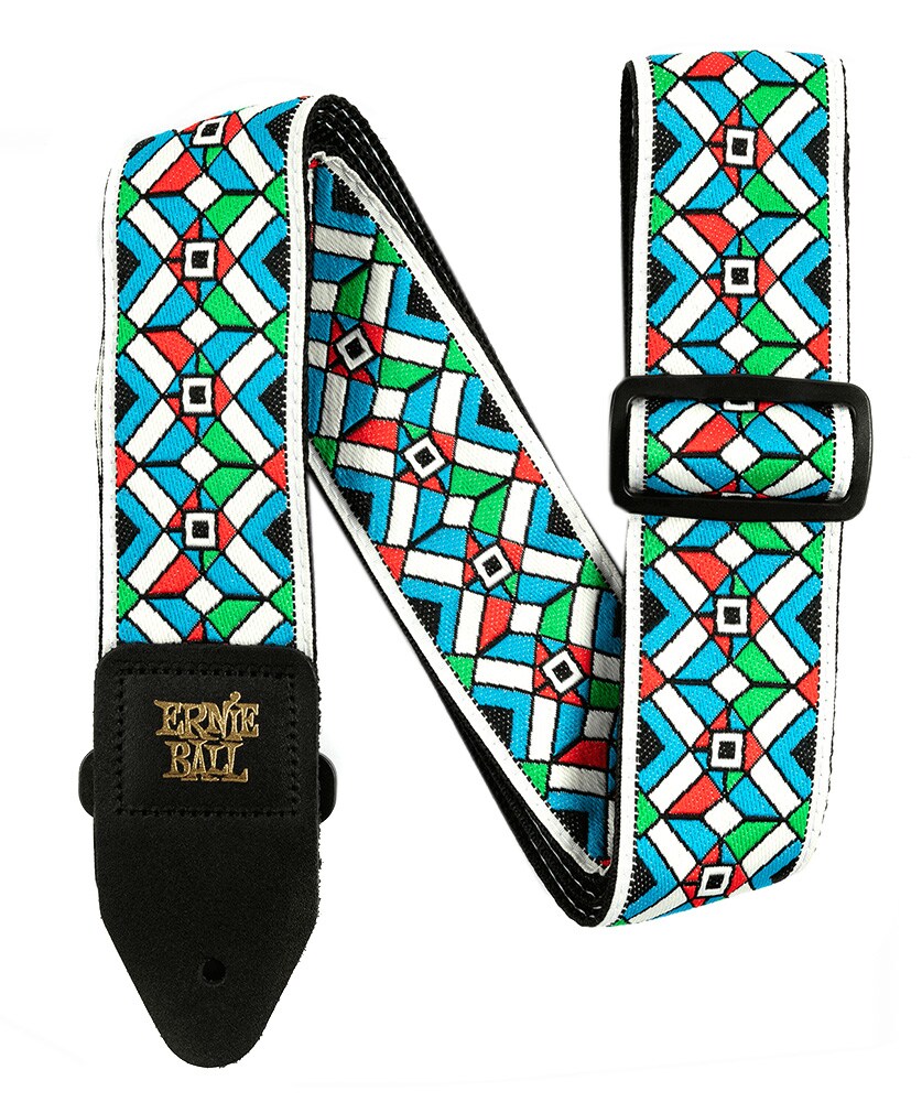 ERNIEBALL/4659 Kaleidoscope Blue Jacquard Strap