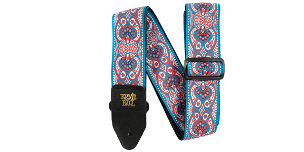 ERNIE BALL ( アーニー・ボール ) / Pink Paisley Jacquard Strap　P04666