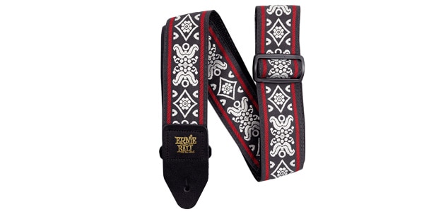 ERNIE BALL ( アーニー・ボール ) / 4669 Blackjack Red Jacquard Strap