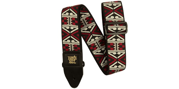 ERNIE BALL / 5339 Primal Red Jacquard Strap