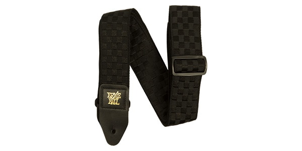 ERNIE BALL / 5341 Black Checkers Jacquard Strap