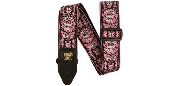 ERNIE BALL / 5347 Pink Orleans Jacquard Strap