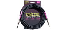 ERNIEBALL 20&#039; STRAIGHT / STRAIGHT INSTRUMENT CABLE - BLACK 6046