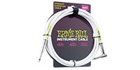 ERNIEBALL 10&#039; STRAIGHT / ANGLE INSTRUMENT CABLE - WHITE #6049