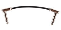 ERNIE BALL / Flat Ribbon Patch Cable 3in Black Single