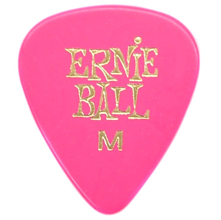 ERNIEBALL/MEDIUM PINK PICK