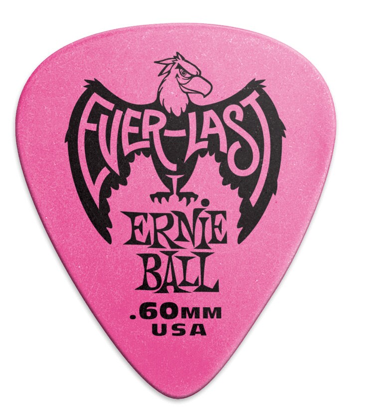 ERNIEBALL/Everlast Guitar Picks Pink 0.60mm