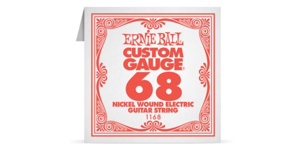 ERNIEBALL/.068 NICKEL WOUND ELECTRIC