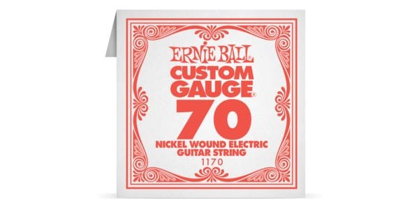 ERNIEBALL/.070 NICKEL WOUND ELECTRIC #1170