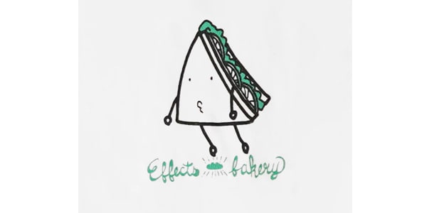Effects Bakery / Sandwich Long Sleeve T-Shirt White 2XL画像2