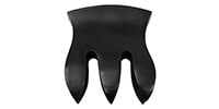 EBONY MUTE / Double Bass Mute, Wavy, 3-Pronged