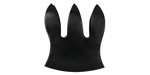 EBONY MUTE / Double Bass Mute, Wavy, 3-Pronged画像3