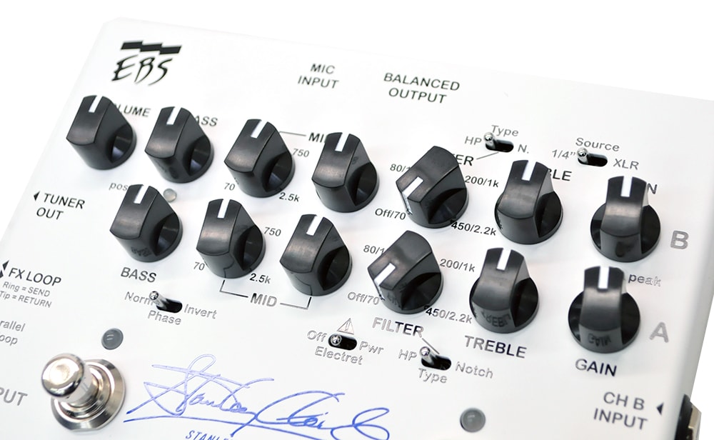 EBS ( イービーエス ) Stanley Clarke Signature Acoustic Preamp 送料無料 | サウンドハウス