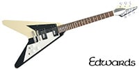 EDWARDS E-FV-125WB DOT エレキギター フライングVタイプ