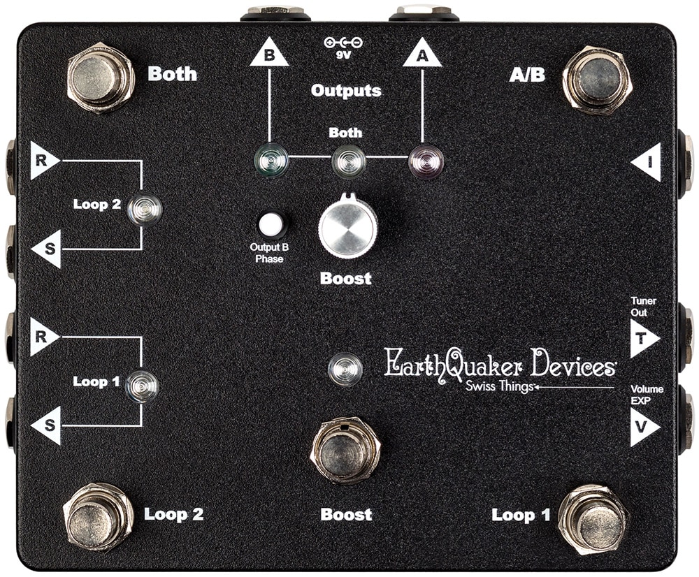 EARTHQUAKER DEVICES/Swiss Things Pedalboard Reconciler