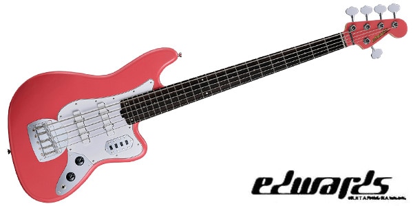 EDWARDS / E-BASS V Sparkling Fiesta Red
