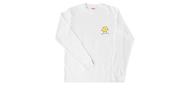 Effects Bakery / Bagel long sleeve T-shirt white medium size