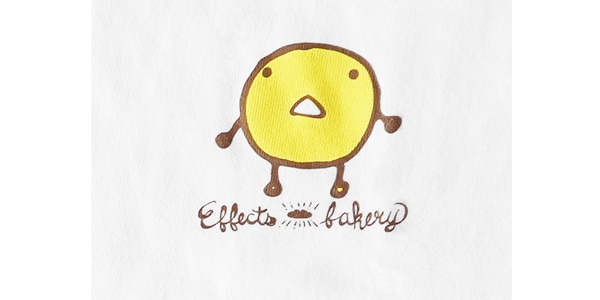 Effects Bakery / Bagel long sleeve T-shirt white medium size画像2