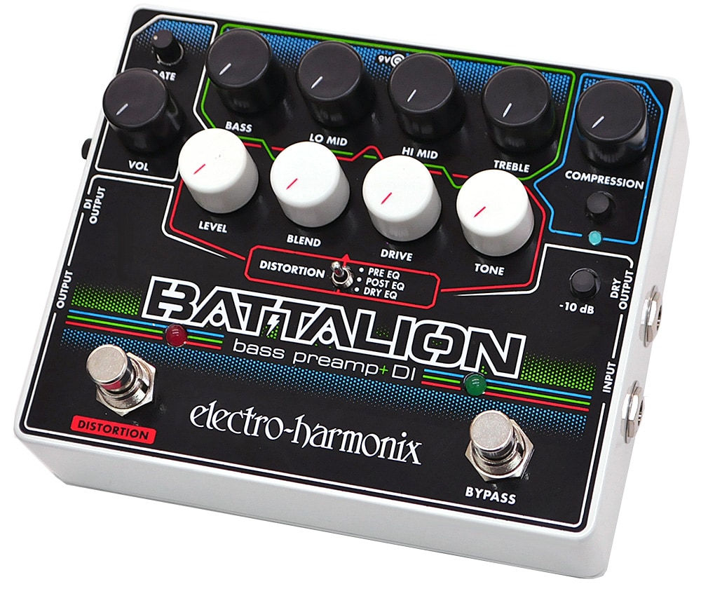 ELECTRO-HARMONIX/BATTALION　-Bass Preamp & DI-