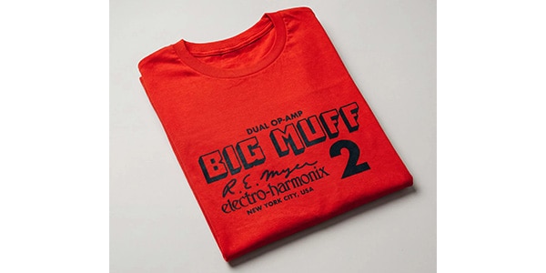 ELECTRO-HARMONIX ( エレクトロハーモニックス ) / T-SHIRT - Big Muff 2 in Red - Sizes S画像3