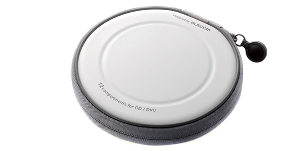 ELECOM / CCD-H12WH DVD/CD対応ファスナーケース