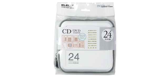 ELECOM / CCD-H24WH DVD/CD対応ファスナーケース画像2
