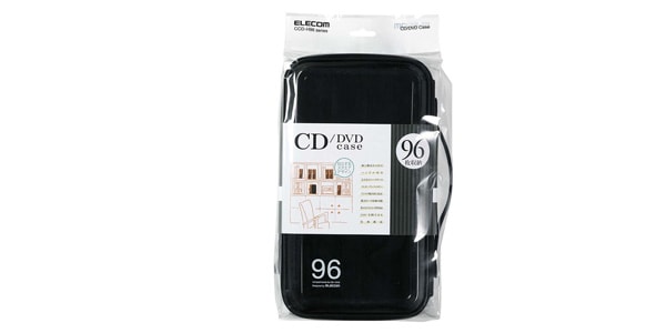 ELECOM ( エレコム ) CCD-H96BK CD/DVD収納ファスナーケース | サウンドハウス