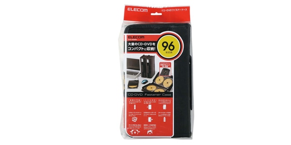 ELECOM ( エレコム ) CCD-SS96BK CD/DVD収納ファスナーケース | サウンドハウス