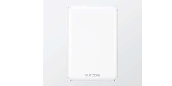 ELECOM / DE-C37-5000WH Compact mobile battery White画像2
