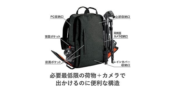ELECOM ( エレコム )  / DGB-S037BK カメラバッグ ブラック画像7