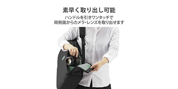 ELECOM ( エレコム )  / DGB-S043BK カメラバック ブラック画像3