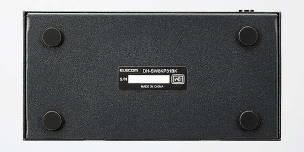 ELECOM / DH-SW8KP31BK画像8