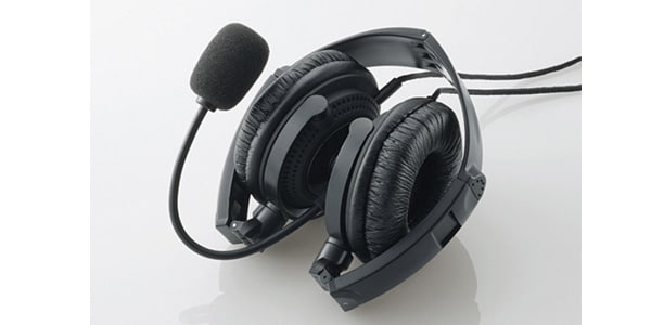 ELECOM ( エレコム )  / HS-HP20UBKUSB　ヘッドセットマイクロフォン画像2