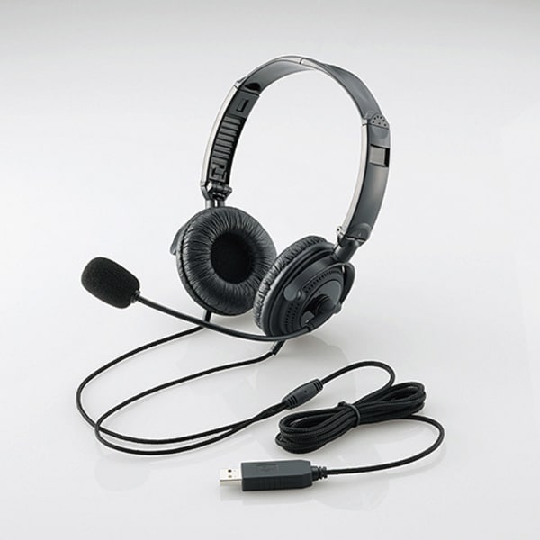 /HS-HP20UBKUSB ヘッドセットマイクロフォン