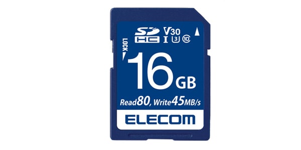 ELECOM / MF-FS016GU13V3R SDHCｶｰﾄﾞ 16GB