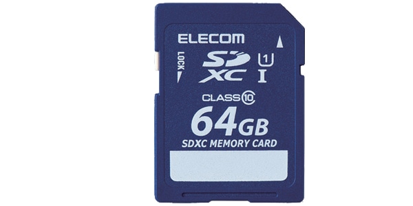 ELECOM / MF-FSD064GC10R SDXCｶｰﾄﾞ 64GB