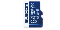 ELECOM MF-MS064GU13V3R MicroSDXCｶｰﾄﾞ 64GB