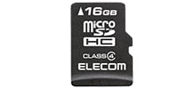 ELECOM MF-MSD016GC4R MicroSDHCｶｰﾄﾞ 16GB