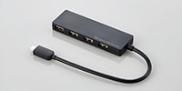 ELECOM U2HC-A429BBK　USB2.0HUB