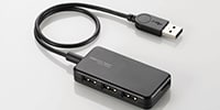 ELECOM U2HS-A402BBK　USB2.0HUB