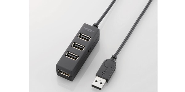 ELECOM ( エレコム )  / U2H-TV003SBK　USB2.0HUB